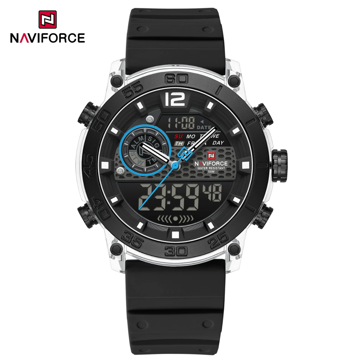 Naviforce Goma Doble Hora Hombre Ref NF6104