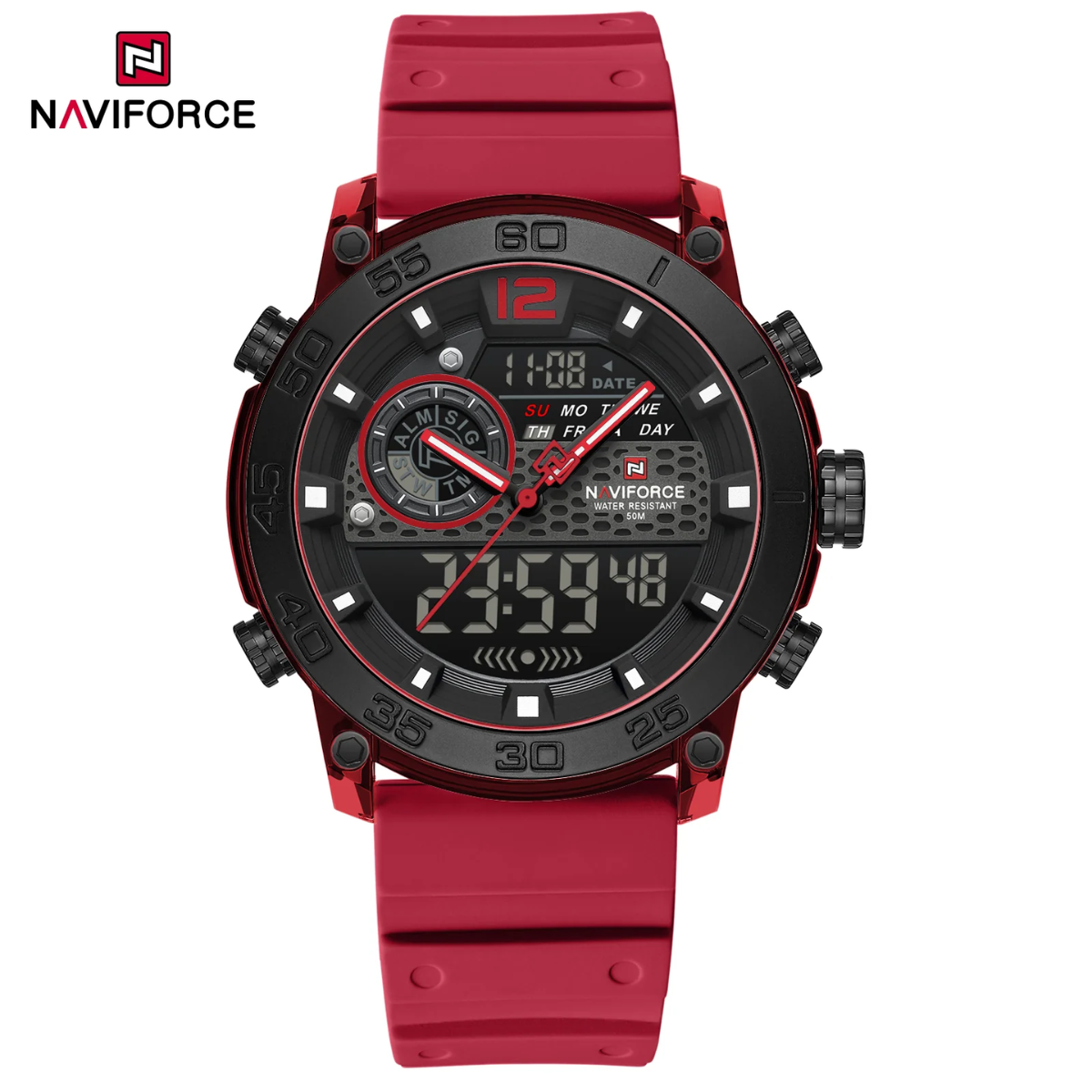 Naviforce Goma Doble Hora Hombre Ref NF6104