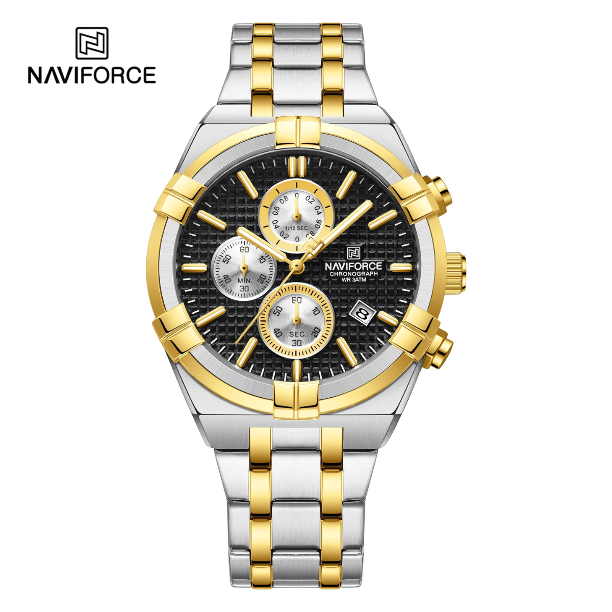 Naviforce Análogo Funcional Acero Ref NF8042