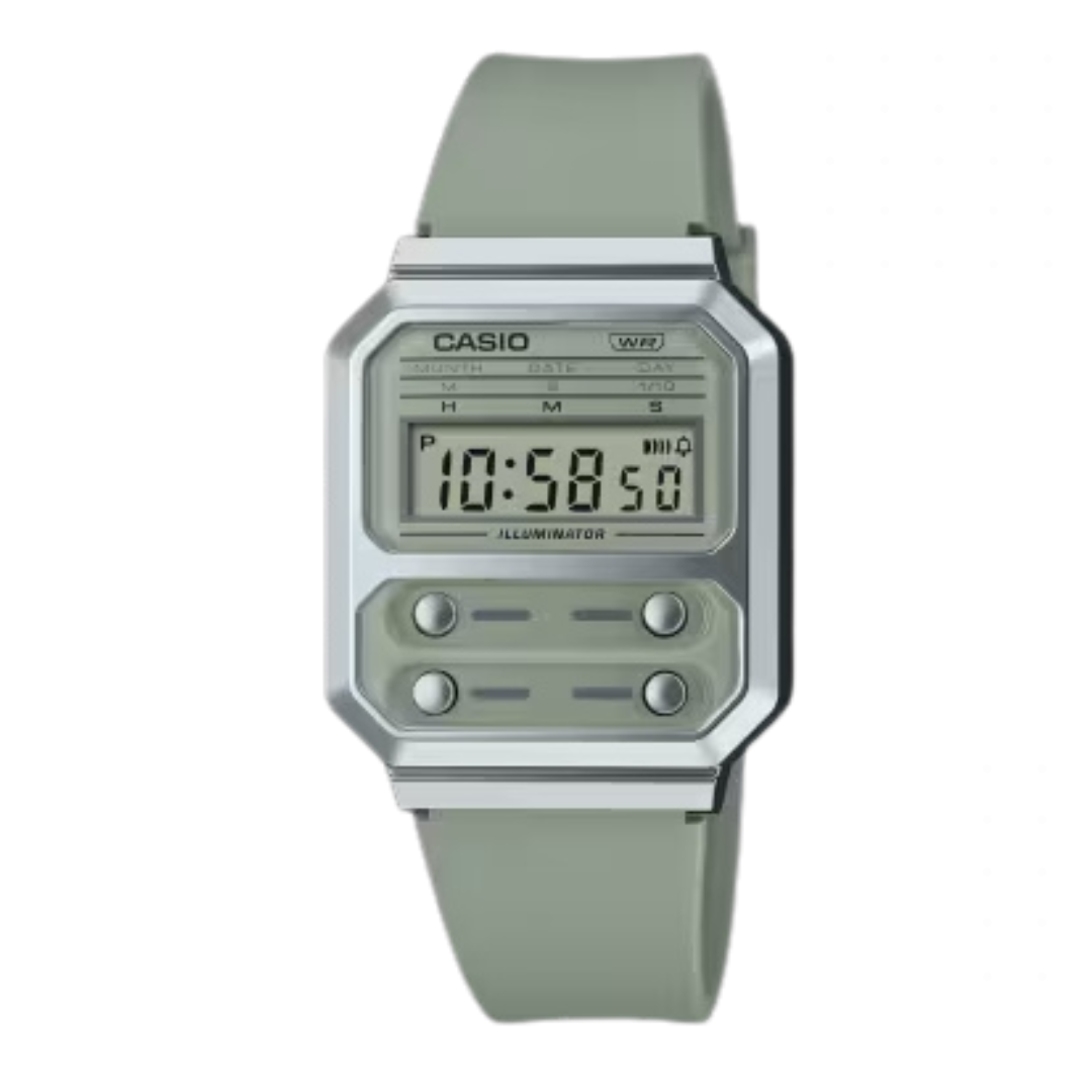 CASIO CLASICO UNISEX METALICO REF: A100WE-7BDF