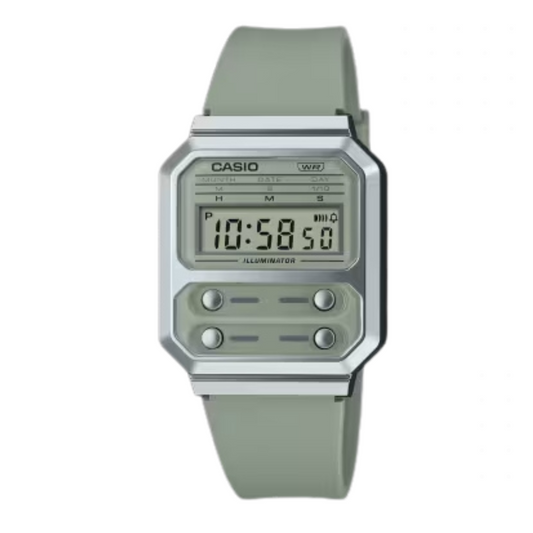 CASIO CLASICO UNISEX METALICO REF: A100WE-7BDF