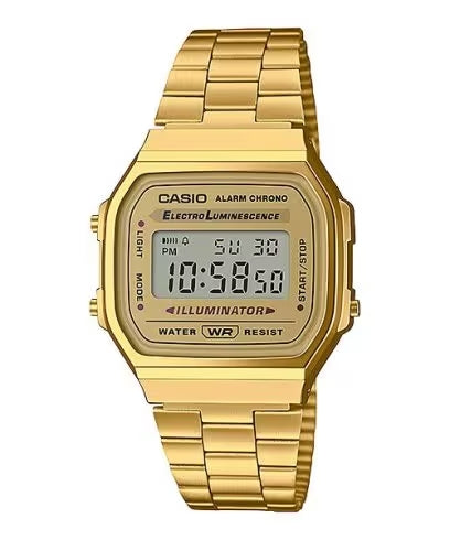 CASIO RETRO DORADO UNISEX  REF: A168WG-9WDF