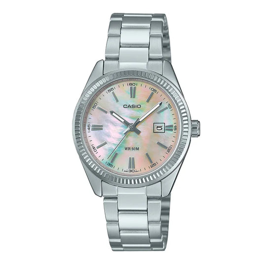 CASIO ACERO PLATEADO TORNASOL DAMA REF: LTP-1302DS-4AVDF